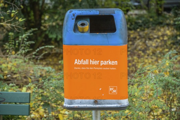 Waste bin, BSR, Berlin, Germany, Europe
