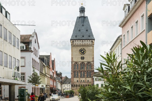 Altpörtel, medieval city gate, Speyer, Rhineland-Palatinate, Germany, Europe