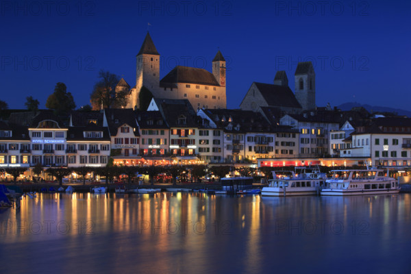 Rapperswil Castle, Lake Zurich, Rapperswil, Switzerland, Europe