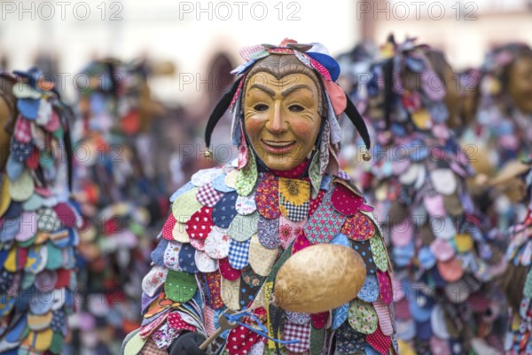 Spättlehansel in the carnival procession, Big Fasendumzug, Alemannic Fasnacht, Gengenbach,