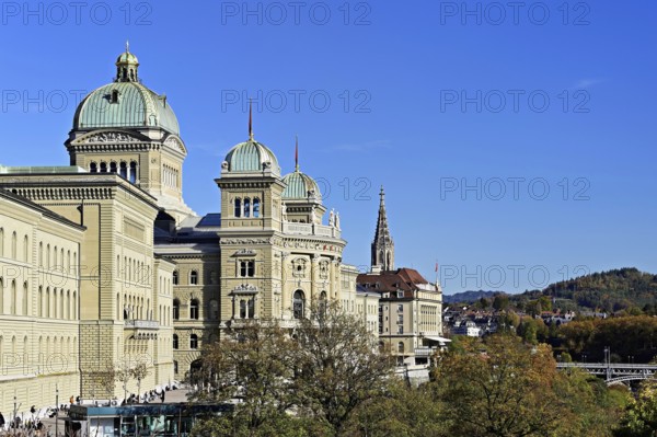 Parliament building, Federal Palace, capital Bern, Canton Bern, Switzerland, Europe