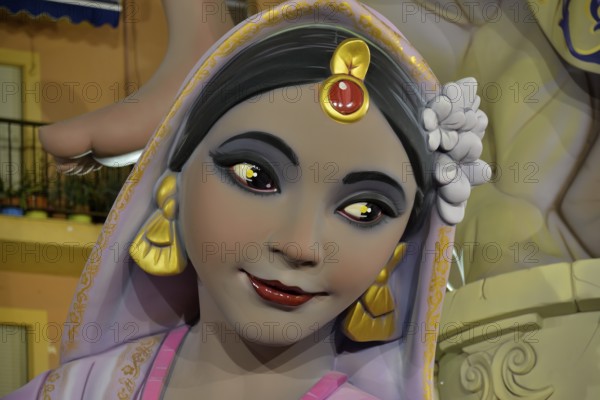 Falla character at the Fallas festival, Denia, Costa Blanca, Spain, Europe