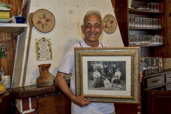 Antonio Bertoleoni, king of the island of Tavolara, the smallest kingdom of the world, with