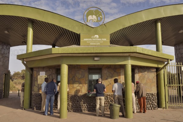 Kimana gate, Amboseli National Park, Rift Valley Province, Kenya, Africa