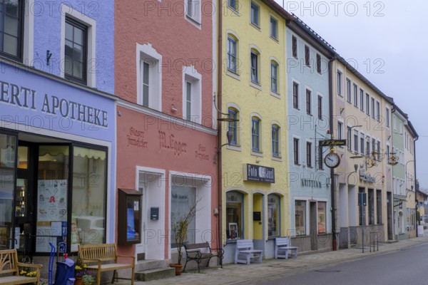 Marktstrasse, Teisendorf, Rupertiwinkel, Upper Bavaria, Bavaria, Germany, Europe