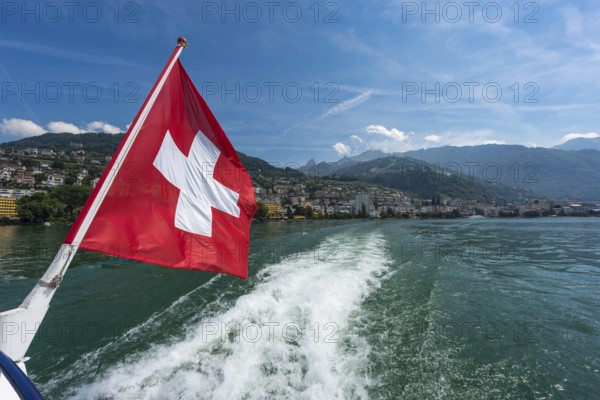 Swiss flag, flag, national flag, wind, red, white, Alps, account, money, bank, system, waving,
