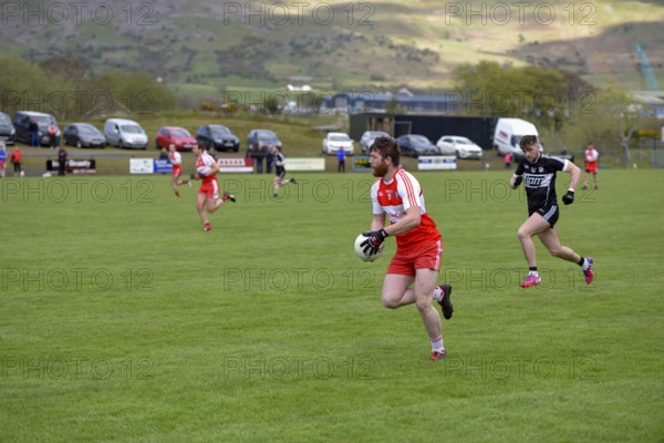 Game in Gaelic Football, Gaelic Football, between St. Mary's Faughanvale and St. Matthew's