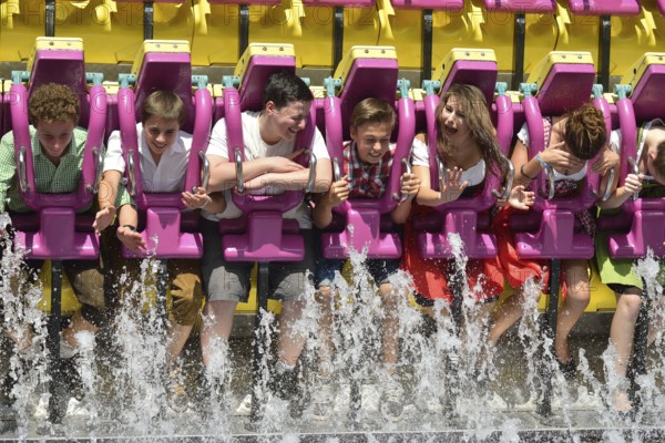 Topspin fun ride, Oktoberfest, Munich, Upper Bavaria, Bavaria, Germany, Europe