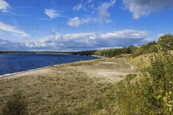 The Sabrodt Lake, in Upper Sorbian Zabrodski jezor, is a flooded lake in the residual hole of the