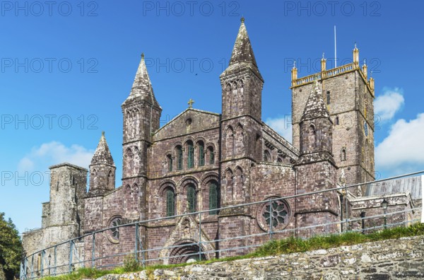 St Davids Cathedral, St Davids, Haverfordwest, Pembrokeshire, Wales, England, UK