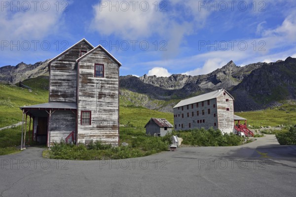 Open-air museum of former gold mine, Hatcher Pass, Alaska
