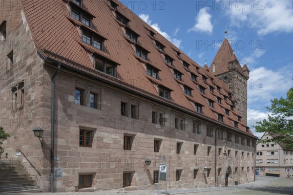 Kaiserstallungen, former granary, built around 1494, now a youth hostel, Nuremberg Middle