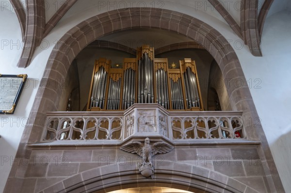 Organ loft of St Nicholas and St Ulrich Church, Kirchenberg 15, Nuremberg-Mögeldorf, Middle