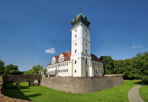 Baroque castle, Delitzsch, Saxony, Germany, Europe