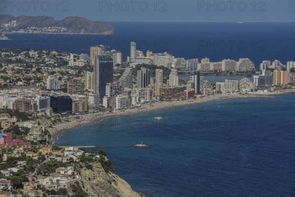View of Calp, Alicante, Costa Blanca, Spain, Europe