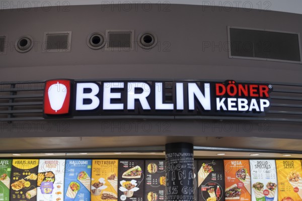 Berlin doner kebab snack bar, Avenida Poznan shopping centre, Poznan, Greater Poland Voivodeship,