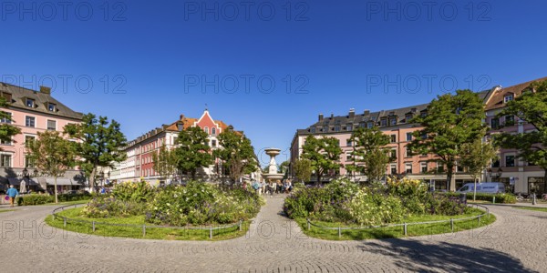 Gärtnerplatz in the Gärtnerplatz neighbourhood in Isarvorstadt, Munich, Bavaria, Germany, Europe