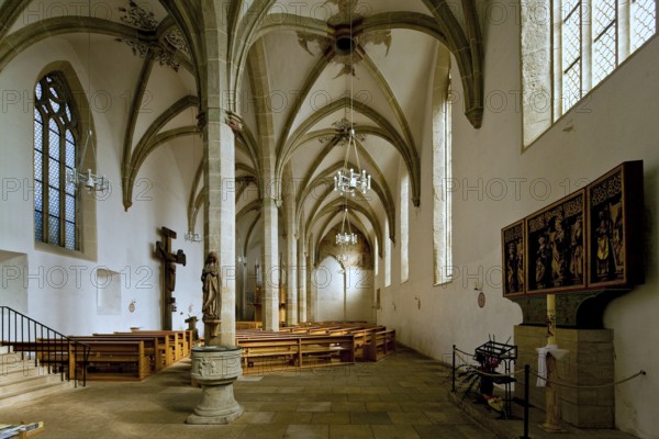 St Heinrich's monastery church of the former Dominican monastery. Pirna is a large district town