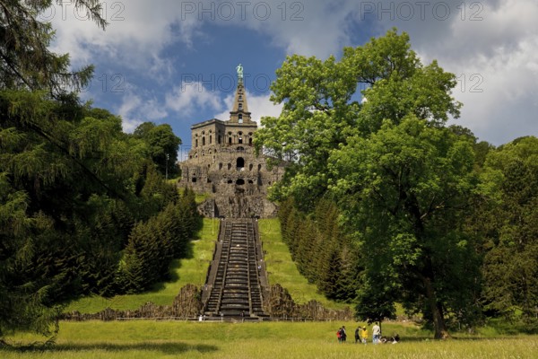 Bergpark Wilhelmshöhe, Hercules Building with the Great Cascades, UNESCO World Heritage Site,