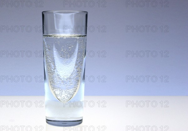Glass of water, drinking water, mineral water, carbonated water, Vienna, Austria, Europe