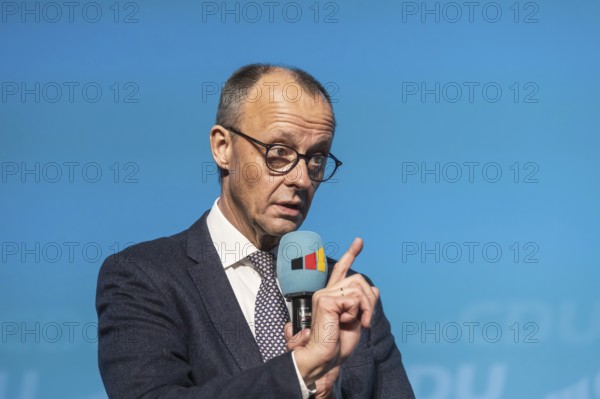 New Year's reception of the CDU with chancellor candidate Friedrich Merz in Künzelsau. The Federal