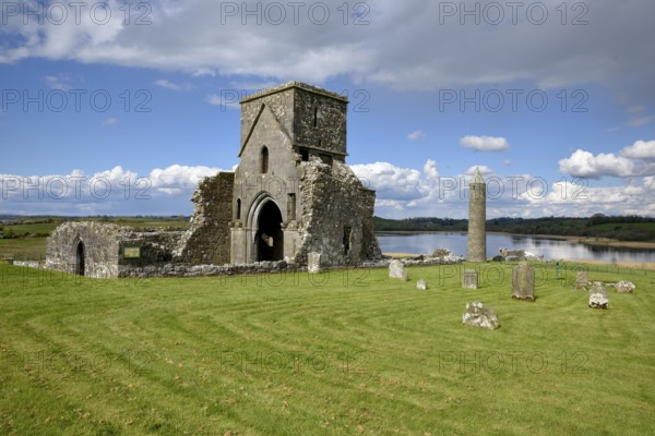 St Mary's Augustinian Priory, Augustinian Monastery of St Mary, Devenish Island, Lough Erne,