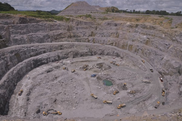 "Koidu 1" diamond mine, part of diamond company Koidu Ltd., Koidu Kimberlite Project, Koidu,