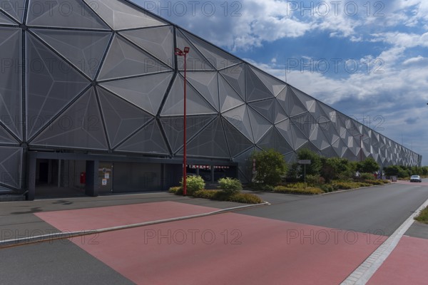 Modern multi-storey car park of the Adidas company, Herzogenaurach, Middle Franconia, Bavaria,
