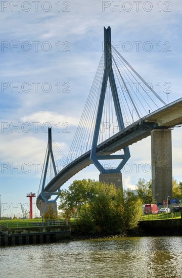 Köhlbrand Bridge, Hamburg, Land Hamburg, Germany, Europe