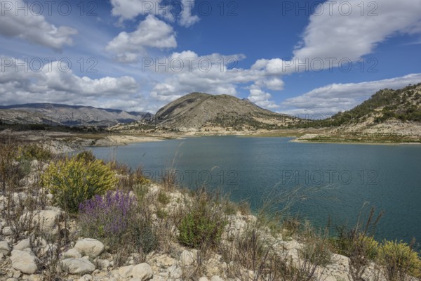 Amadorio River Reservoir, Villajoyosa, Alicante, Costa Blanca, Spain, Europe