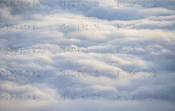 Cloud cover, high fog, Appenzell Ausserrhoden, Appenzell Alps, Switzerland, Europe