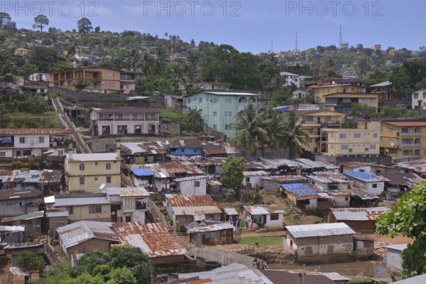 Slums of Freetown, Sierra Leone, Africa