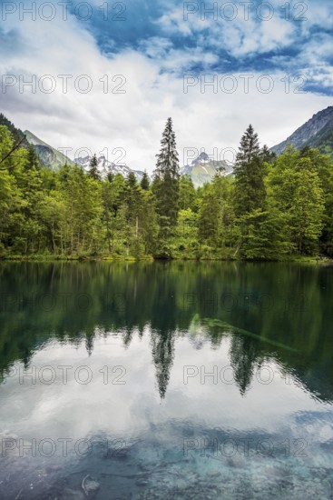 Christlessee, near Gottenried, Trettachtal, Oberstdorf, Oberallgäu, Allgäu, Bavaria, Germany,