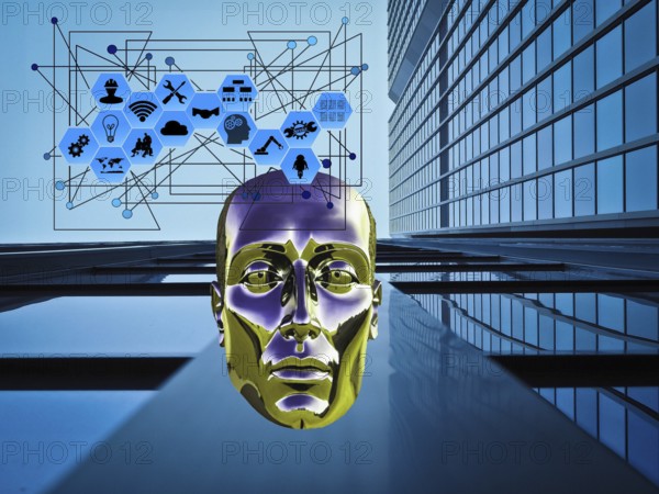 Symbol photo, AI, AI, ChatGBT, OpenAI, chatbot, artificial intelligence, artificial intelligence,