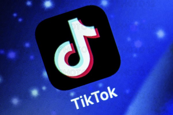 In this photo illustration Tiktok application is shown in Assam, India, on June 29, 2020. Indian