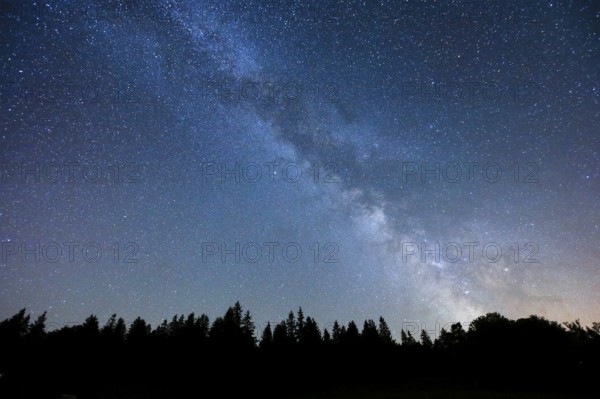 Starry sky with milky way, SwitzerlandStarry sky with milky way, Switzerland, Europe