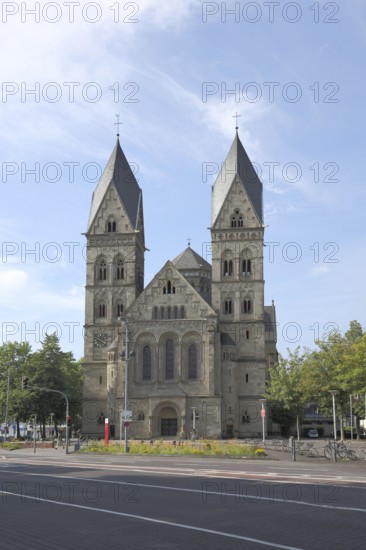 Neo-Romanesque Church of the Sacred Heart, Koblenz, Rhineland-Palatinate, Upper Middle Rhine