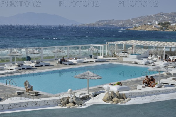 Mykonos Bay Hotel, Mykonos Town, Mykonos, Cyclades, Greece, Europe