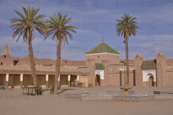 Library of the madrasa, Tamegroute, Souss-Massa-Draa region, Morocco, Africa