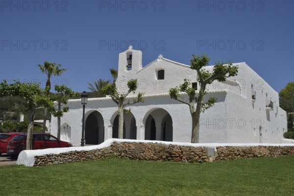 Church Església de Sant Carles, Sant Carles de Peralta, Ibiza, Balearic Islands, Spain, Europe