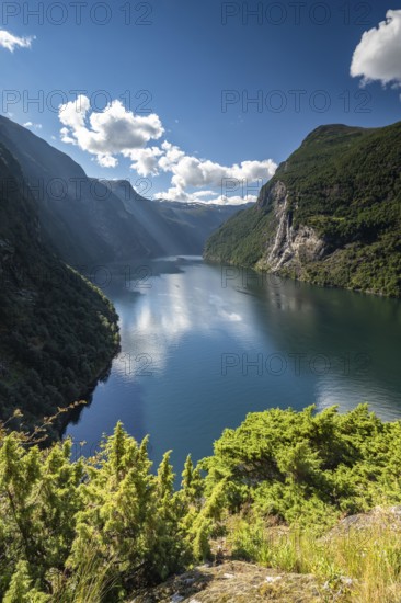 Geirangerfjord, near Geiranger, Møre og Romsdal, Norway, Europe