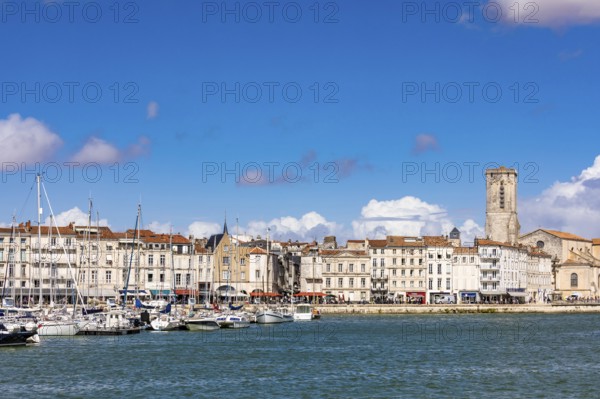 Old Port and Restaurants at Quai Duperre, Old Town, La Rochelle, Atlantic Coast, Aquitaine, New