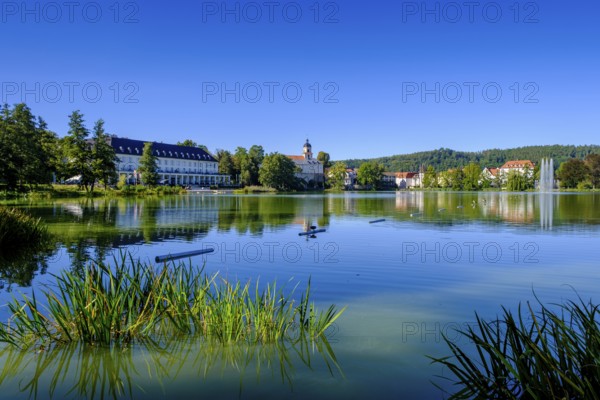 Burgsee, Bad Salzungen, Rhön, Wartburgkreis, Thuringia, Germany, Europe