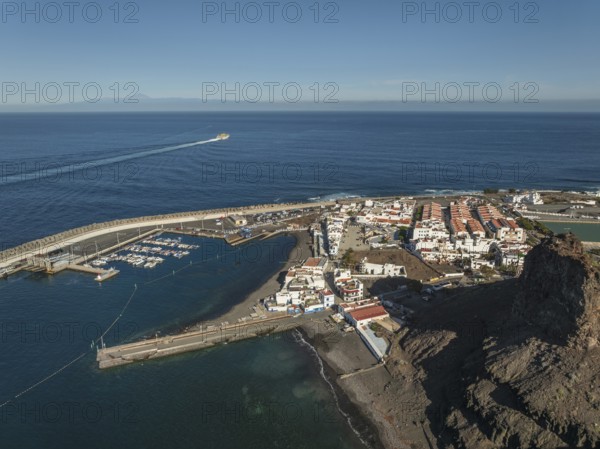 Harbour of Puerto de las Nieves, Gran Canaria, Canary Islands, Spain, Puerto de las Nieves, Gran
