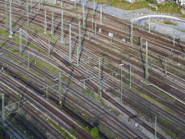 Track apron at Stuttgart main station, infrastructure of Deutsche Bahn AG. After completion of the