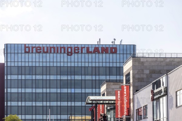Breuningerland department stores', Sindelfingen. Breuninger, based in Stuttgart, is positioned in