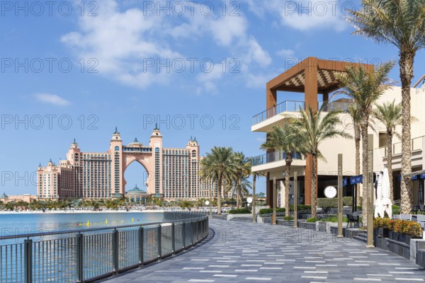 Dubai Atlantis Hotel on The Palm Jumeirah artificial island in Dubai, United Arab Emirates, Asia