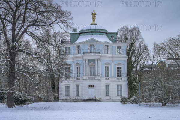 Winter, Belvedere in the Palace Gardens, Charlottenburg, Berlin, Germany, Europe