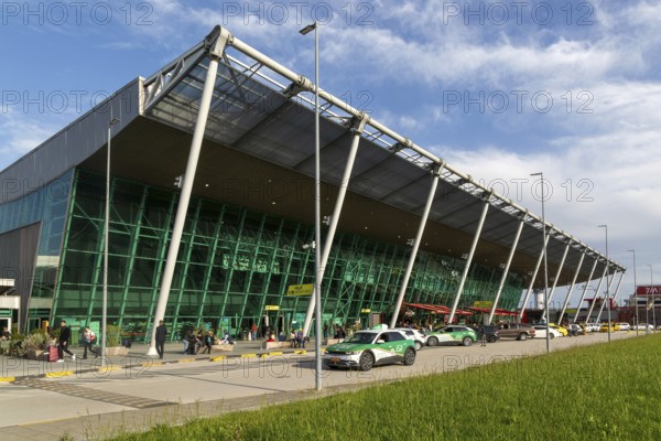 Exterior of terminal building Tirana International Airport Nënë Tereza, Mother Theresa Rinas