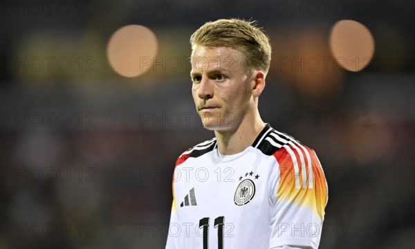 Chris Führich GER (11) portrait, Max Morlock Stadium, Nuremberg, Bavaria, Germany, Europe